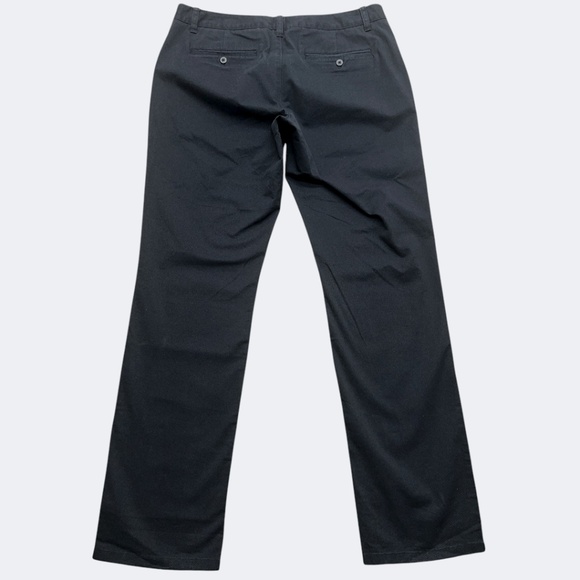 Bonobos Pants Men 35x32 Black Chino Slim Stretch Twill Flat Front Casual Office - Picture 2 of 11
